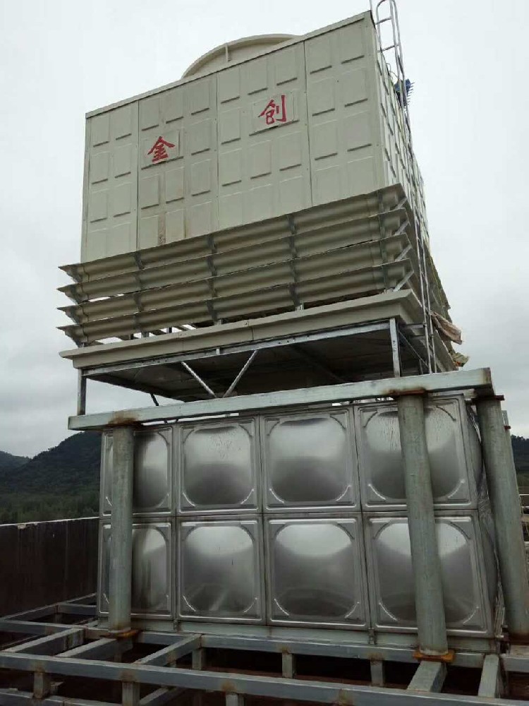 JCN金創(chuàng  )1100T低噪音高溫型逆流式方型冷卻塔