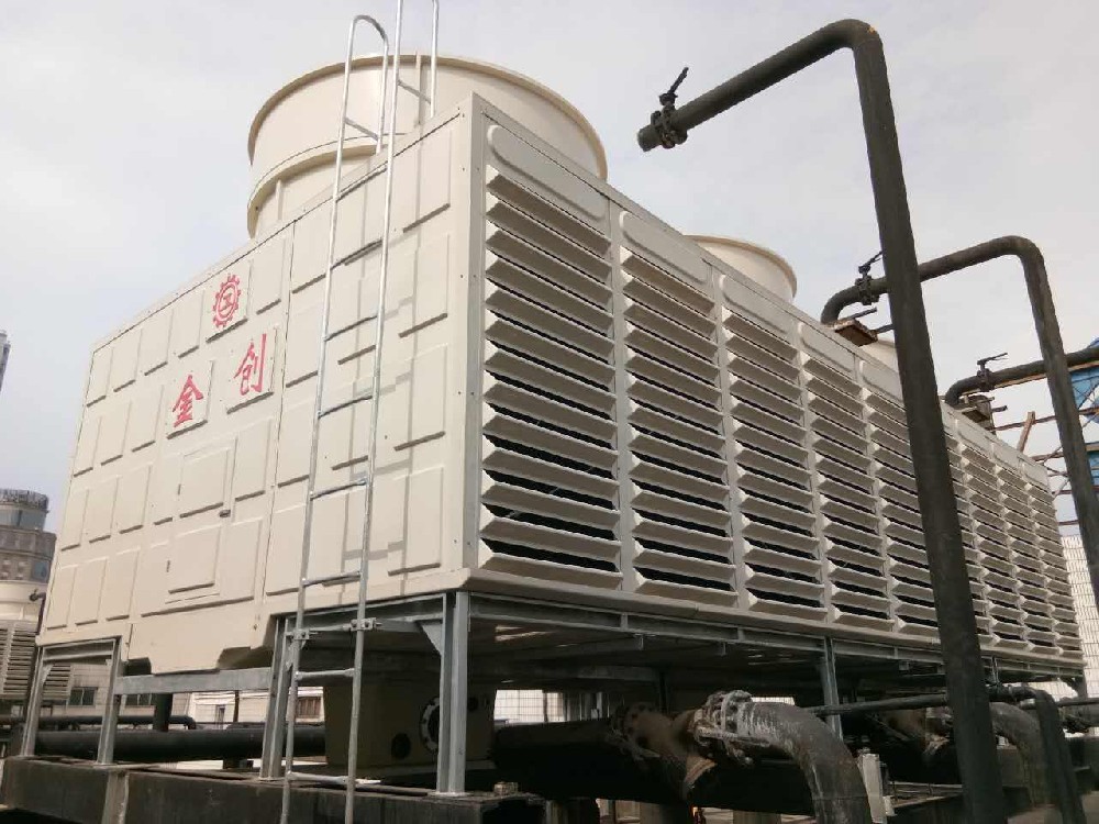 金創(chuàng  )JCR系列組合式低噪音型玻璃鋼橫流方型冷卻塔