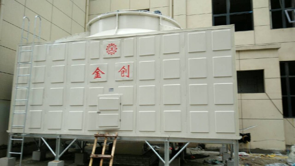 南陽(yáng)市司法局家屬院金創(chuàng  )JCR橫流式方型玻璃鋼冷卻塔